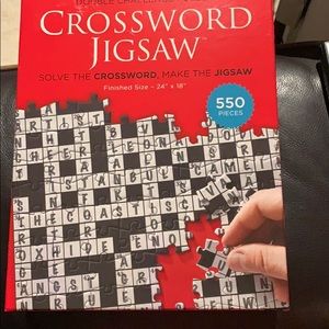 Puzzle. Crossword jigsaw